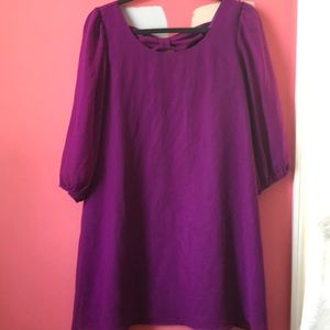 Bow-Back, Lightweight, Purple Forever 21 Shift